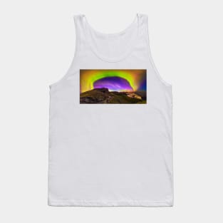 Aurora borealis, Iceland (C024/8602) Tank Top